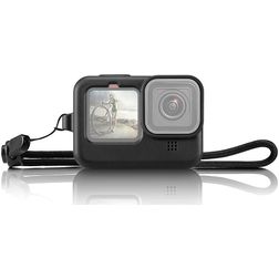Mobigear Classic GoPro Hero 9 Hoesje Flexibel Siliconen - Zwart