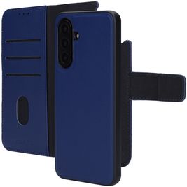 Mobiparts Samsung Galaxy A17 Hoesje Echt Leer Uitneembare 2in1 Bookcase Portemonnee - Blauw