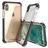 Mobigear Full Bumper iPhone XS Hoesje Hardcase Backcover Shockproof - Zwart / Transparant