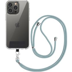 Mobigear Nylon Lanyard Universeel Telefoonkoord Verstelbaar - Grijs