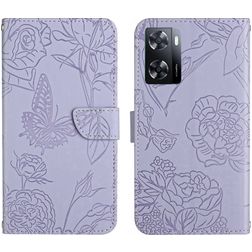Mobigear Butterfly Realme Narzo 50 5G Hoesje Bookcase Portemonnee - Paars
