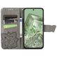 Mobigear Butterfly Google Pixel 8a Hoesje Bookcase Portemonnee - Grijs
