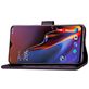 Mobigear Clover OnePlus 6T Hoesje Bookcase Portemonnee - Zwart
