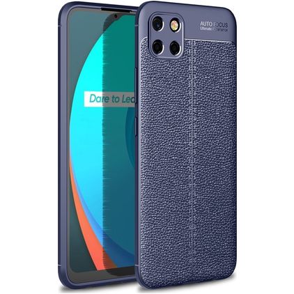 Mobigear Luxury Realme C11 (2020) Hoesje Flexibel TPU Backcover - Blauw