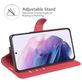 Mobigear Classic Samsung Galaxy S22 Hoesje Bookcase Portemonnee - Rood