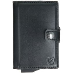 Valenta Card Case Essential Wallet Leren Pasjeshouder - 10 Pasjes - Zwart