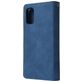 Mobigear Zipper Samsung Galaxy A41 Hoesje Bookcase Portemonnee - Blauw
