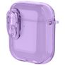 Mobigear Crystal Clip Apple AirPods 1 Hardcase Hoesje - Paars