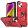 Mobigear Armor Ring iPhone 14 Plus Hoesje Hardcase Backcover Shockproof met Ringhouder - Rood