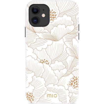 MIO iPhone XR MagSafe Hoesje Hardcase Backcover - White Roses