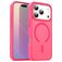 Mobigear Shockproof iPhone 17 Pro MagSafe Hoesje Hardcase Backcover - Rose Red