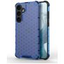 Mobigear Honeycomb Samsung Galaxy S24 Plus Hoesje Hardcase Backcover Shockproof - Blauw