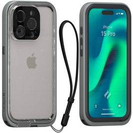 Catalyst Total Protection iPhone 15 Pro Hoesje Hardcase Backcover Shockproof - Grijs