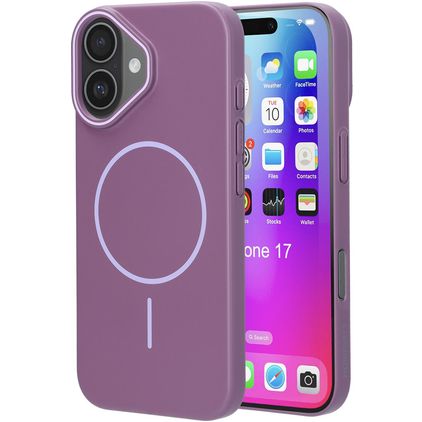 Mobiparts Slim Line iPhone 17 MagSafe Hoesje Hardcase Backcover - Imperial Purple