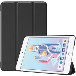Mobigear Tri-Fold iPad Mini 4 (2015) Hoes Bookcase - Zwart Mobigear Tri-Fold iPad Mini 4 (2015) Hoes Bookcase - Zwart