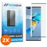 Mobigear Curved Huawei Mate 40 Pro Glazen Screenprotector - Case Friendly - Zwart (2-Pack)