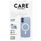 CARE by PanzerGlass Fashionable Doorzichtig iPhone 17 Siliconen MagSafe Hoesje Backcover - Transparant