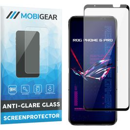 Mobigear Premium ASUS ROG Phone 6 Pro Glazen Screenprotector - Case Friendly - Zwart
