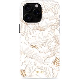 MIO iPhone 16 Pro Max MagSafe Hoesje Hardcase Backcover - White Roses