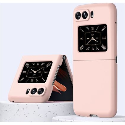 Mobigear Colors Motorola Razr (2022) Hoesje Hardcase Backcover - Roze