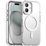 Mobigear Shockproof iPhone 18 MagSafe Hoesje Hardcase Backcover - Wit