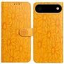 Mobigear Flowers iPhone Air Hoesje Bookcase Portemonnee - Geel