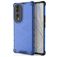 Mobigear Honeycomb HONOR 70 Hoesje Hardcase Backcover Shockproof - Blauw