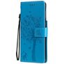 Mobigear Tree Samsung Galaxy S21 Hoesje Bookcase Portemonnee - Blauw
