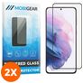 Mobigear Premium Samsung Galaxy S21 Plus Glazen Screenprotector - Case Friendly - Zwart (2-Pack)