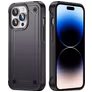 Mobigear Slim Armor iPhone 14 Pro Max Hoesje Hardcase Backcover Shockproof - Grijs