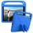 Mobigear AeroArmor iPad 7 (2019) Kinder Tablethoes met Handvat + Stylus Houder - Blauw