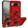 Mobigear Armor Ring Google Pixel 9 Pro XL Hoesje Hardcase Backcover Shockproof met Ringhouder - Rood