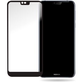 Mobilize Premium Nokia 7.1 Glazen Screenprotector - Case Friendly - Zwart
