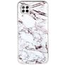 Mobigear Marble Huawei P40 Lite Hoesje Flexibel TPU Backcover - Wit