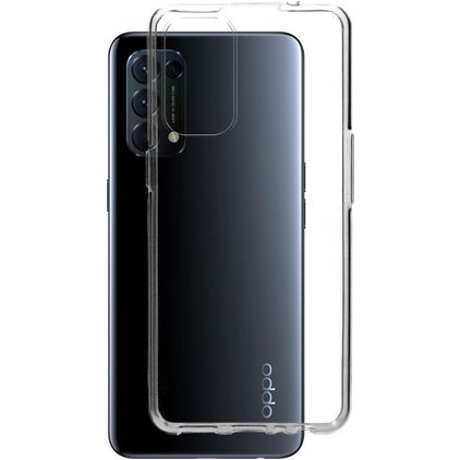 Mobiparts Classic Doorzichtig OPPO Find X3 Lite Hoesje Flexibel TPU Backcover - Transparant