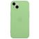 Mobigear Colors iPhone 15 Plus Hoesje Flexibel TPU Backcover - Groen