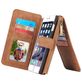 Caseme 007 iPhone 6s Hoesje Uitneembare 2in1 Bookcase Portemonnee - Bruin