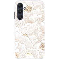 MIO Samsung Galaxy A25 5G MagSafe Hoesje Hardcase Backcover - White Roses
