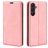 Mobigear Retro Slim Samsung Galaxy A26 Hoesje Bookcase Portemonnee - Roze