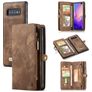 Caseme 008 Samsung Galaxy S10 Plus Hoesje Uitneembare 2in1 Bookcase Portemonnee - Bruin