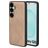 Mobiparts Classic Samsung Galaxy S25 MagSafe Hoesje TPU,Kunstleer Backcover - Moonstone Beige