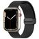 Mobigear Sport Mag Siliconen Apple Watch Bandje Magneetsluiting - 42/41/40/38 mm - Zwart
