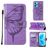 Mobigear Butterfly Realme 9 Pro Plus Hoesje Bookcase Portemonnee - Paars