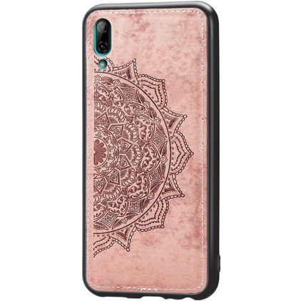 Mobigear Mandala Huawei Y7 Pro (2019) Hoesje Hardcase Backcover - Roségoud