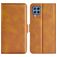 Mobigear Slim Magnet Samsung Galaxy M22 Hoesje Bookcase Portemonnee - Cognac