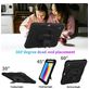 Mobigear SureGrip iPad 10 (2022) Hardcase Backcover + Stylus Houder + Schouderband + Standaard - Zwart
