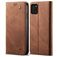 Mobigear Denim Slim Samsung Galaxy Note 10 Lite Hoesje Bookcase Portemonnee - Bruin