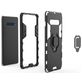 Mobigear Armor Ring Samsung Galaxy S10 Plus Hoesje Hardcase Backcover Shockproof met Ringhouder - Rood
