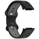 Mobigear Sport Dual Siliconen Fitbit Charge 5 Bandje Druksluiting - Zwart / Grijs