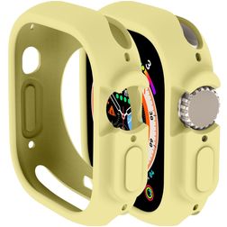 Mobigear Colors Apple Watch Ultra - 49 mm Hardcase Hoesje - Geel